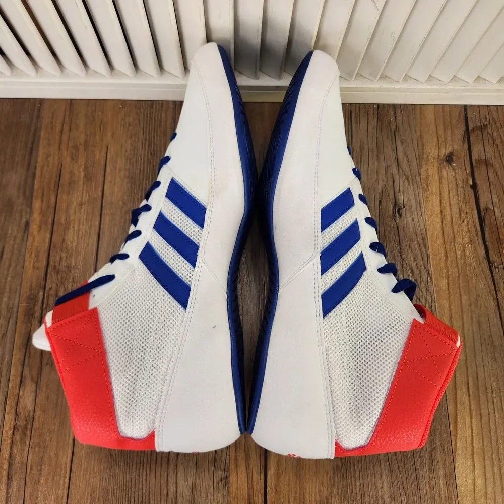 Adidas HVC 2 Wrestling Shoes Mens Sz 13 Red White Blue Patriotic Athletic BD7129